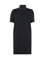 Stretch Cotton Lightweight French Terry Dress