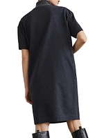 Stretch Cotton Lightweight French Terry Dress