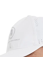 Lightweight Techno Fabric Cap with Tennis Print