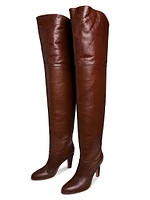 Eve 85MM Leather Over-the-Knee Boots