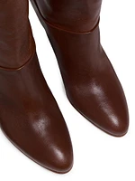 Eve 85MM Leather Over-the-Knee Boots