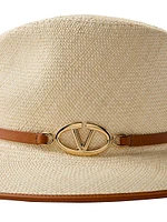 VLogo The Bold Edition Fedora Straw Hat