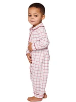 Baby's Garnet Tattersall Cambridge Coveralls