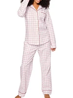 Garnet Tattersall Pajama Set