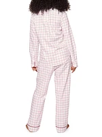 Garnet Tattersall Pajama Set
