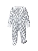 Baby's Nordic Antlers Pima Cotton Footie