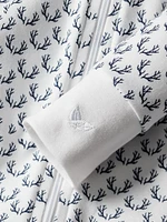 Baby's Nordic Antlers Pima Cotton Footie