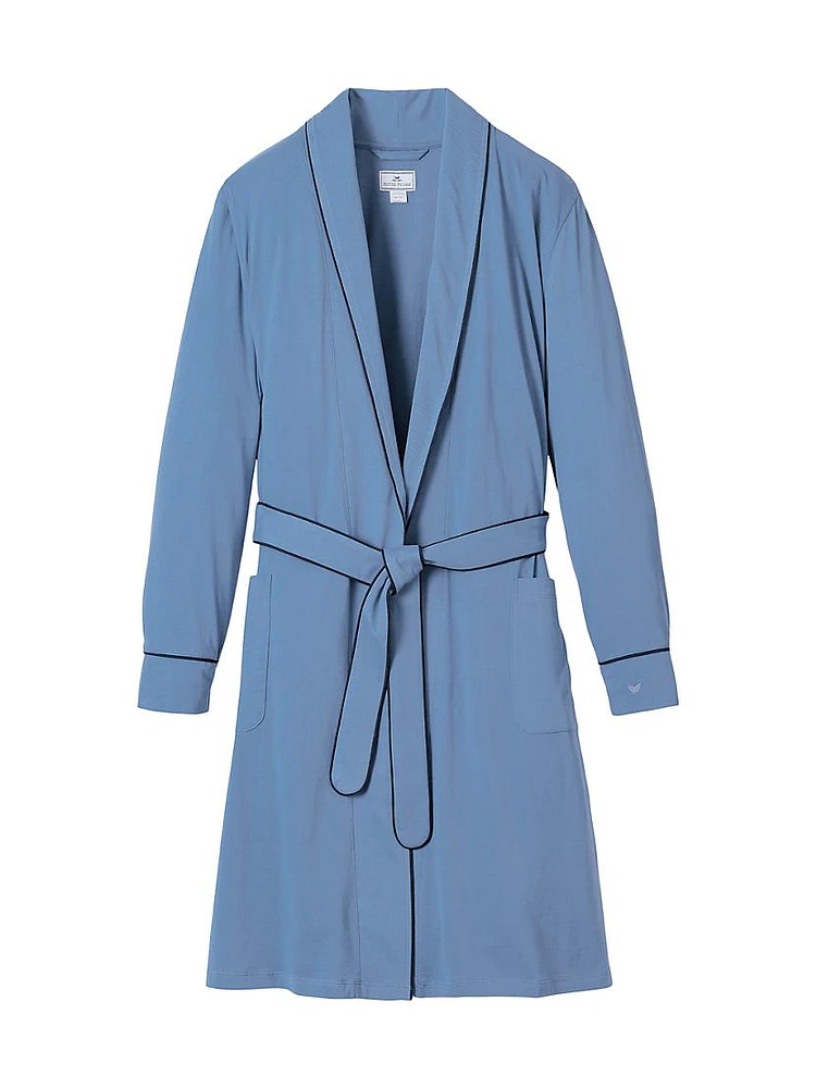 Pima Cotton Tie-Waist Robe