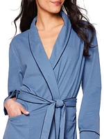 Pima Cotton Tie-Waist Robe