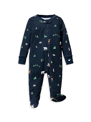 Baby Boy's Arctic Antics Pima Cotton Footie