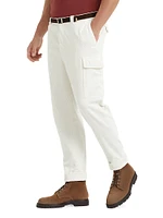 Garment Dyed Leisure Fit Trousers Cotton Corduroy