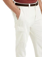 Garment Dyed Leisure Fit Trousers Cotton Corduroy