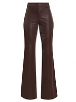 Andrew Faux Leather Bootcut Pants