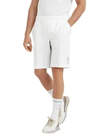 Cotton Interlock Bermuda Shorts with Tennis Logo