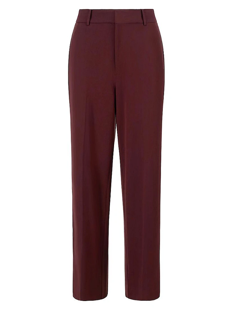 Prince Mid-Rise Straight-leg Pants