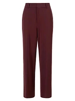 Prince Mid-Rise Straight-leg Pants