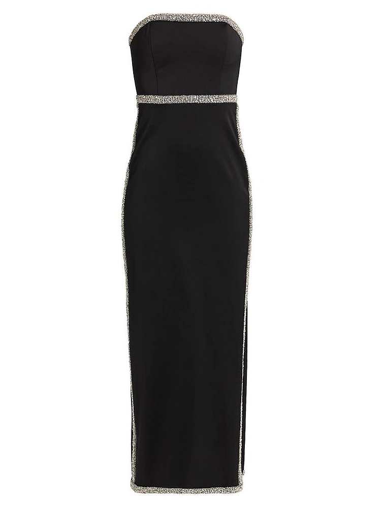 Marilynn Strapless Hi-Slit Gown