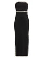 Marilynn Strapless Hi-Slit Gown