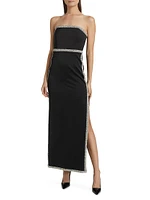 Marilynn Strapless Hi-Slit Gown