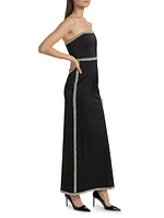 Marilynn Strapless Hi-Slit Gown