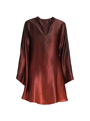 Ombré Silk Oversized Caftan
