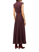 Lafayette Merino-Wool Fit & Flare Midi-Dress