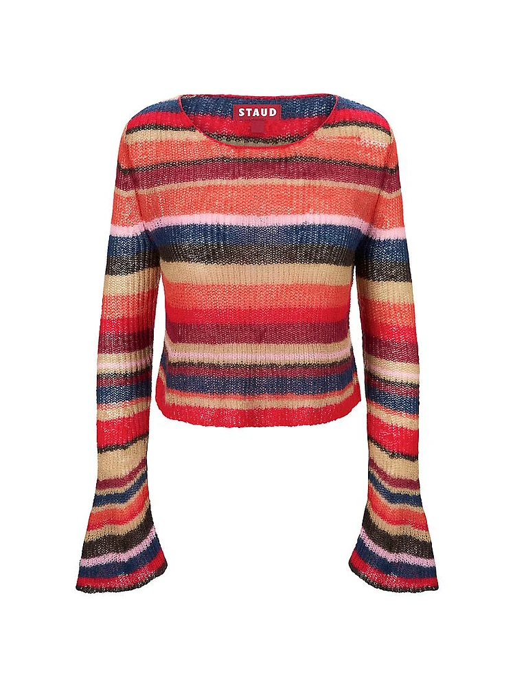 Parker Striped Crop Sweater