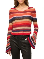 Parker Striped Crop Sweater