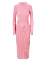 Ramona Rib-Knit Wool-Blend Maxi Dress