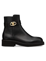 VLogo Locker 40MM Calfskin Ankle Boots