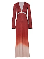 Manolo Ombré Maxi Dress