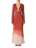 Manolo Ombré Maxi Dress