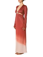 Manolo Ombré Maxi Dress