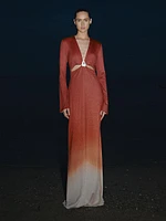 Manolo Ombré Maxi Dress