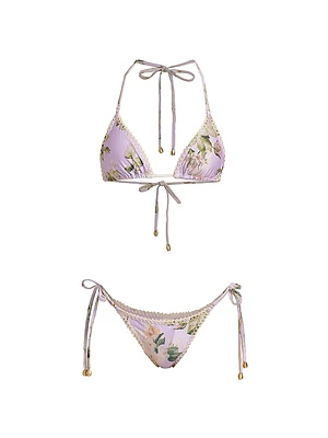 Acacia Floral Triangle Bikini Set
