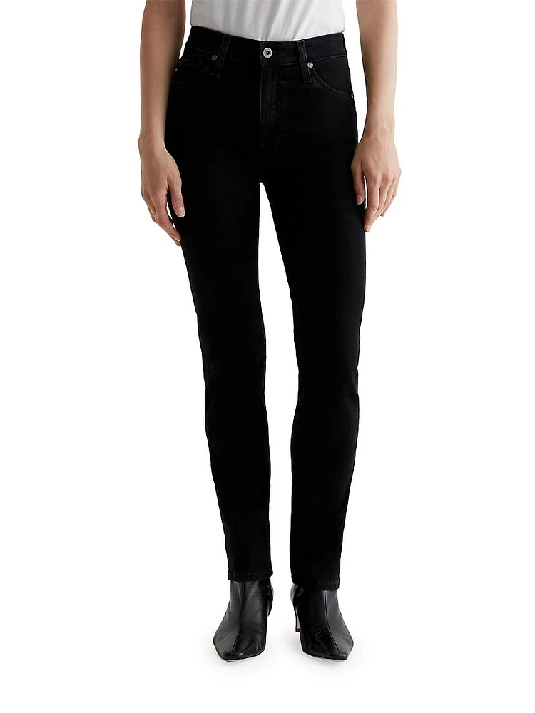 Mari Mid-Rise Stretch Skinny Jeans