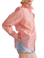 Relax Cotton Button-Front Shirt