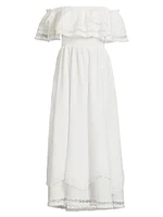 Wyatt Off-The-Shoulder Midi-Dress