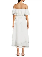 Wyatt Off-The-Shoulder Midi-Dress