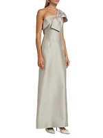 Ines Embellished Bow Column Gown