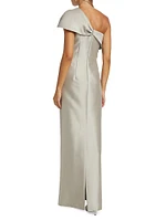 Ines Embellished Bow Column Gown