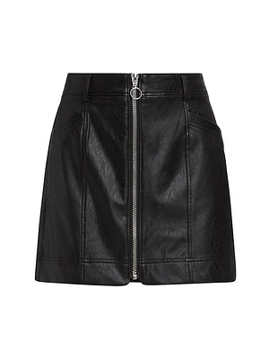 Nomi Faux Leather Miniskirt