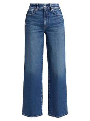 Sasha Denim Mid-Rise Wide-Leg Jeans