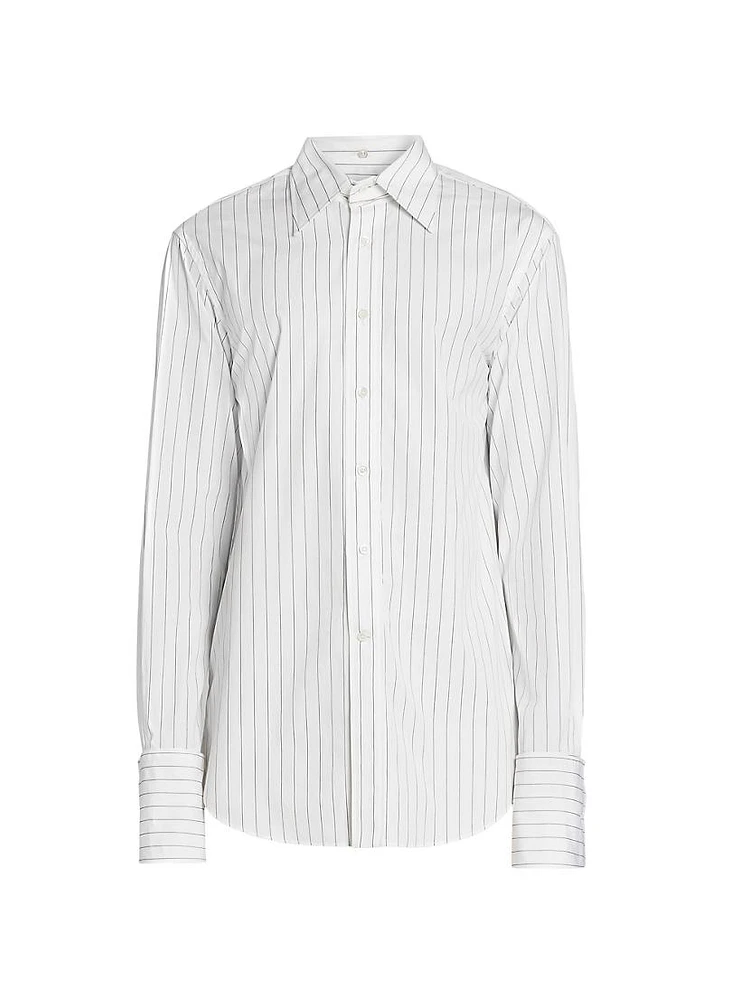 Detachable Collar Cotton Shirt