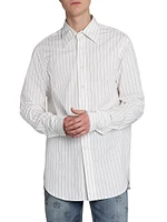 Detachable Collar Cotton Shirt