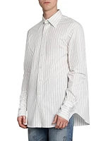 Detachable Collar Cotton Shirt