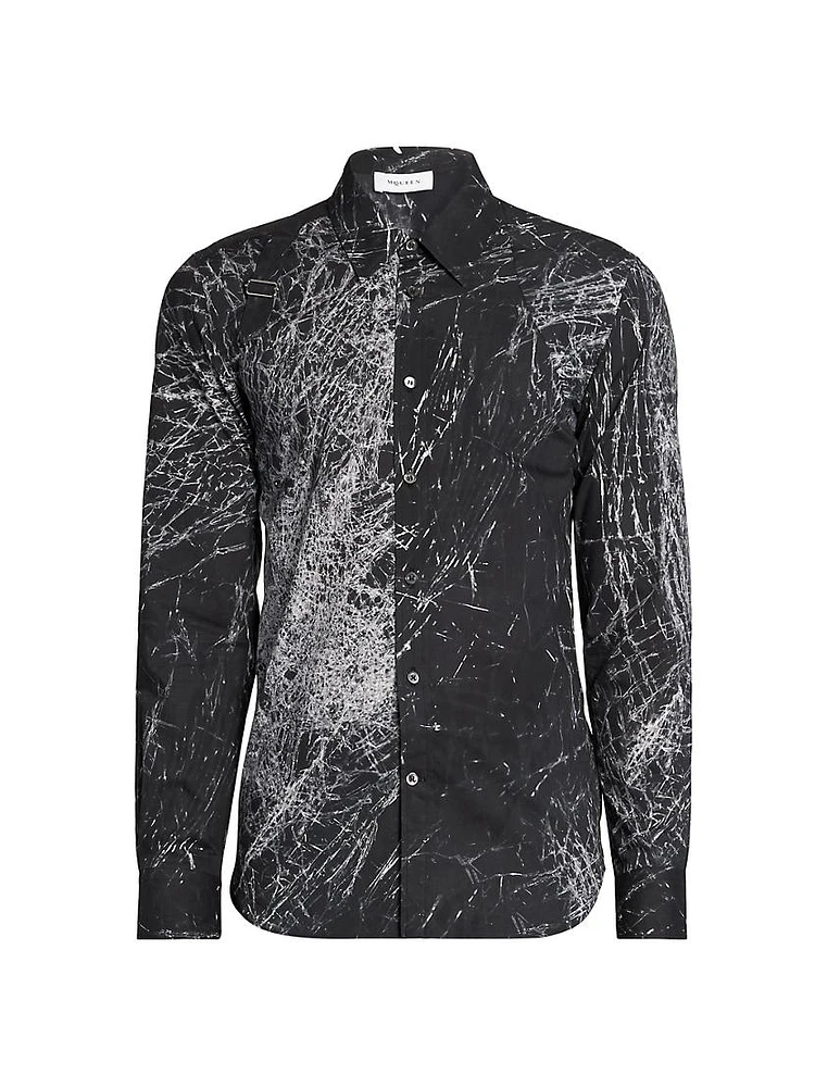 Print Harness Cotton Shirt