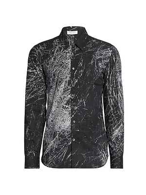 Print Harness Cotton Shirt