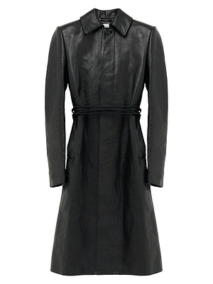 Leather Raincoat