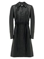 Leather Raincoat